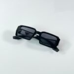 Premium Glossy Black Square Sunglasses – Women's Shine Edition