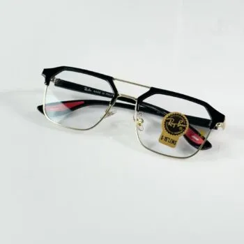 Premium Gold Black Optical Frame – Rectangle Eyeglasses