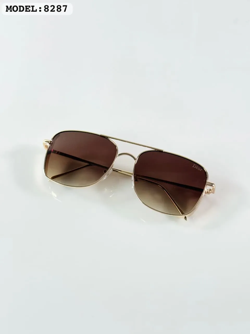 Premium Gold Brown Sunglasses – Boys Rectangle Edition