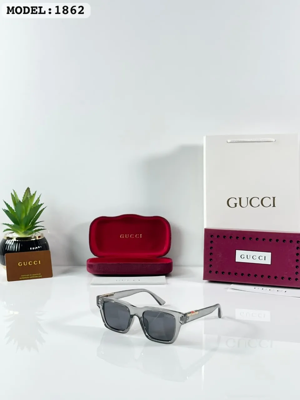 Premium Grey Black Cat-Eye Sunglasses – Women's Chic Edition