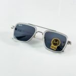 Premium Ice Black Sport Sunglasses – Square Performance Edition