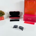 Premium Silver Rectangle Sunglasses (3)