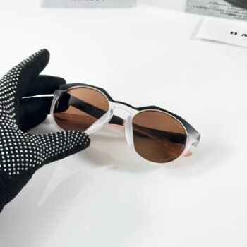 Premium Sport Wrap Sunglasses – Ice Black Brown Edition