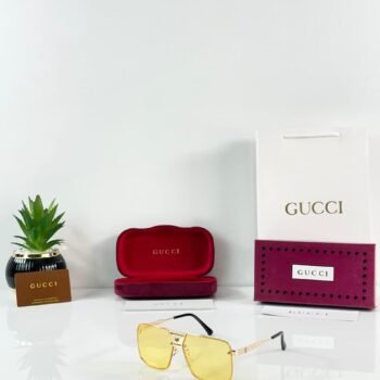 Gold Yellow Sunglasses – Bright Luxe Style