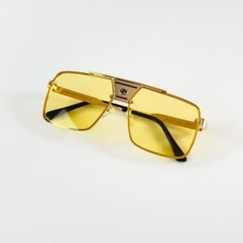 Gold Yellow Sunglasses – Bright Luxe Style