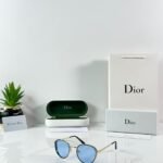 Gold Blue Sunglasses – Coastal Luxe Style (3)