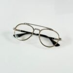 Dual Tone Metal Sunglasses – Gold Silver Everyday Elegance (3)