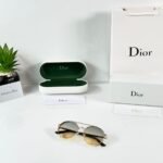 Golden Forest Round Sunglasses – Green Gradient Metal Eyewear (3)