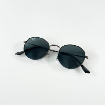 Heritage Round Gunmetal Sunglasses – Classic Glass Lens Eyewear