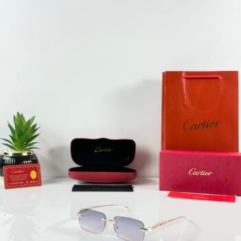 Rose Gold Rimless Eyewear – Pink Tint Luxury Glasses