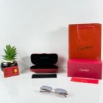 Rose Gold Rimless Eyewear – Pink Tint Luxury Glasses (3)