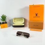 Royal Horizon Shield Sunglasses – Gold Brown Luxury Eyewear (3)