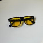 Amber Vision Black Frame – Yellow Lens Statement Shades (3)
