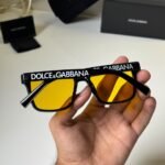 Classic Black Frames – Amber Lens Style (3)