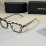 Grey Rectangle Eyeglasses – Modern Clear Frame (3)