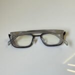 Grey Rectangle Eyeglasses – Modern Clear Frame (3)