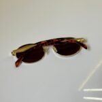 Round Metal Sunglasses – Vintage Brown Style (3)