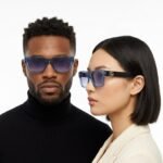 Transparent Blue Frames – Gradient Lens Style (3)