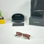 Brown Frame Sunglasses – Gold Tone Details (3)