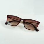 Brown Frame Sunglasses – Gold Tone Details (3)