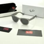 Transparent Grey Sunglasses – Dark Grey Lenses (4)